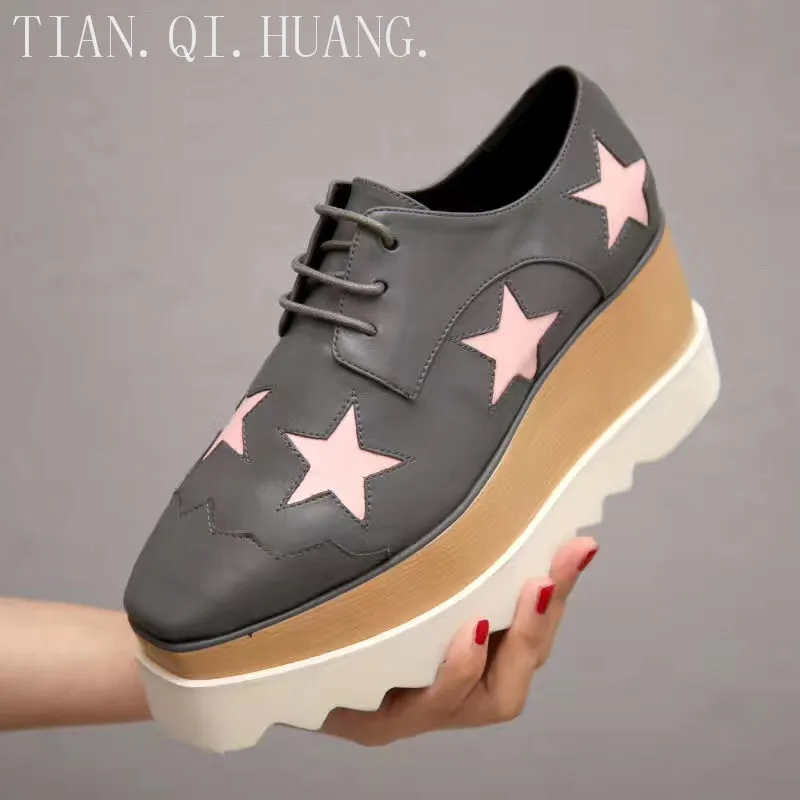 Стиль; Повседневная обувь из натуральной кожи; стиль; модная дизайнерская Высококачественная классическая обувь; женская брендовая обувь; TIAN. QI. HUANG