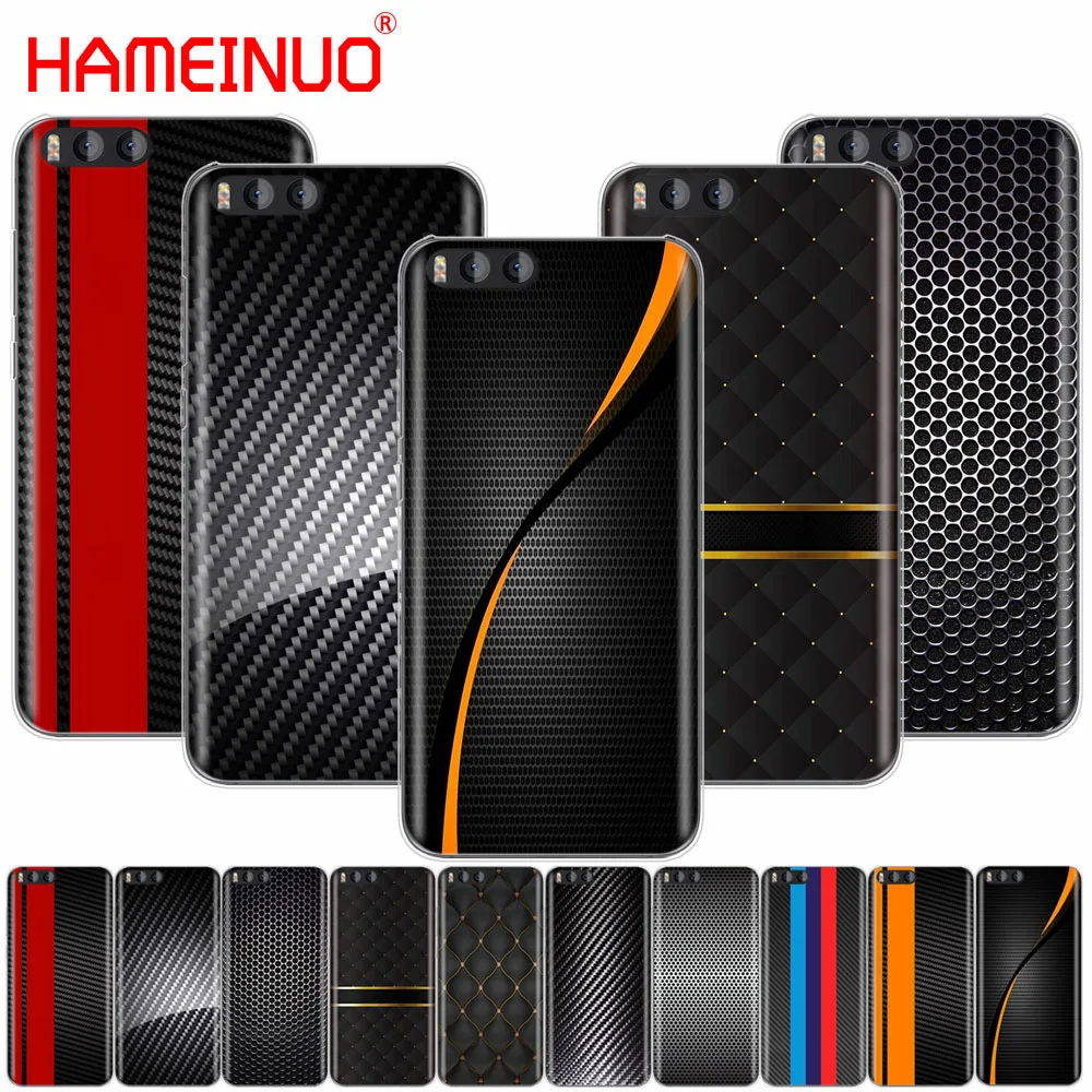 cheap HAMEINUO car carbon fibre print Cover Case for Xiaomi Mi A1 A2 3 4 5 5S 5C 5X 6 6X 4I 4C NOTE MAX 2 mix plus
