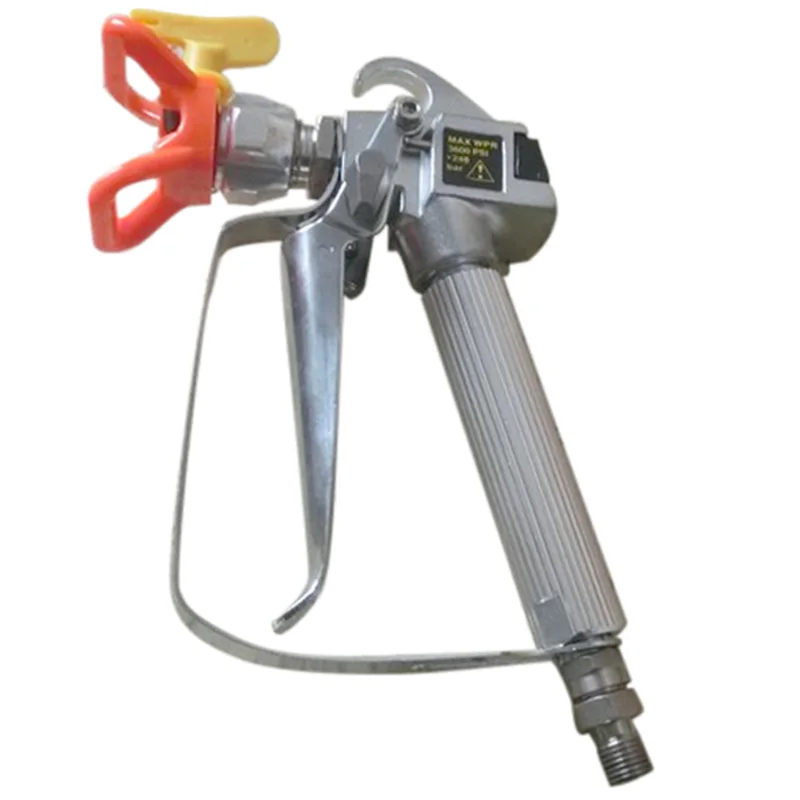 Airless Paint Spray Gun With Trade Tip High Pressure No Gas Sprayer 3600 PSI Tool Silver | Инструменты