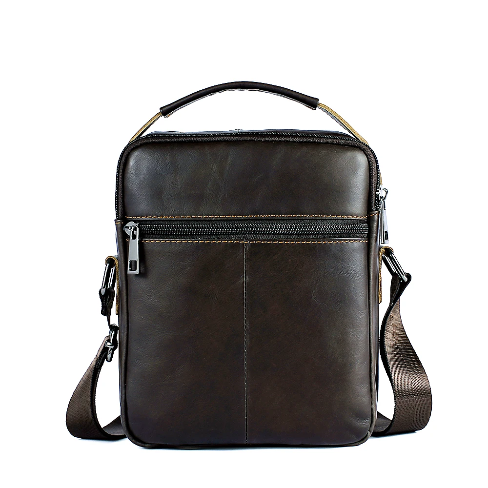 WESTAL حقيبة ساعي بريد للرجال جلد طبيعي حقيبة كتف الذكور عارضة النفط جلدية صغيرة رفرف رجل Crossbody أكياس للرجال حقائب