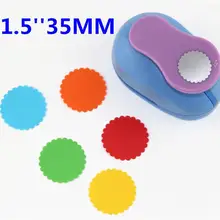 1,"(3,8 см) волнистый круг EVA пенопластовый дырокол для рукоделия поздравительная открытка ручной работы дырокол для альбомов ручной работы Дырокол