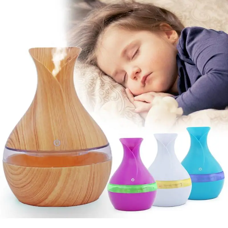

300ml Air Humidifier Smart Touch 7 Color LED Night Light USB Aroma Diffuser for Home Office Cooling Air Diffuser