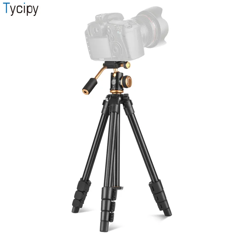 

Tycipy Portable Aluminum Alloy Tripod SLR Camera Photography Adjustable Height Tripod Video Digital For Nikon Sony