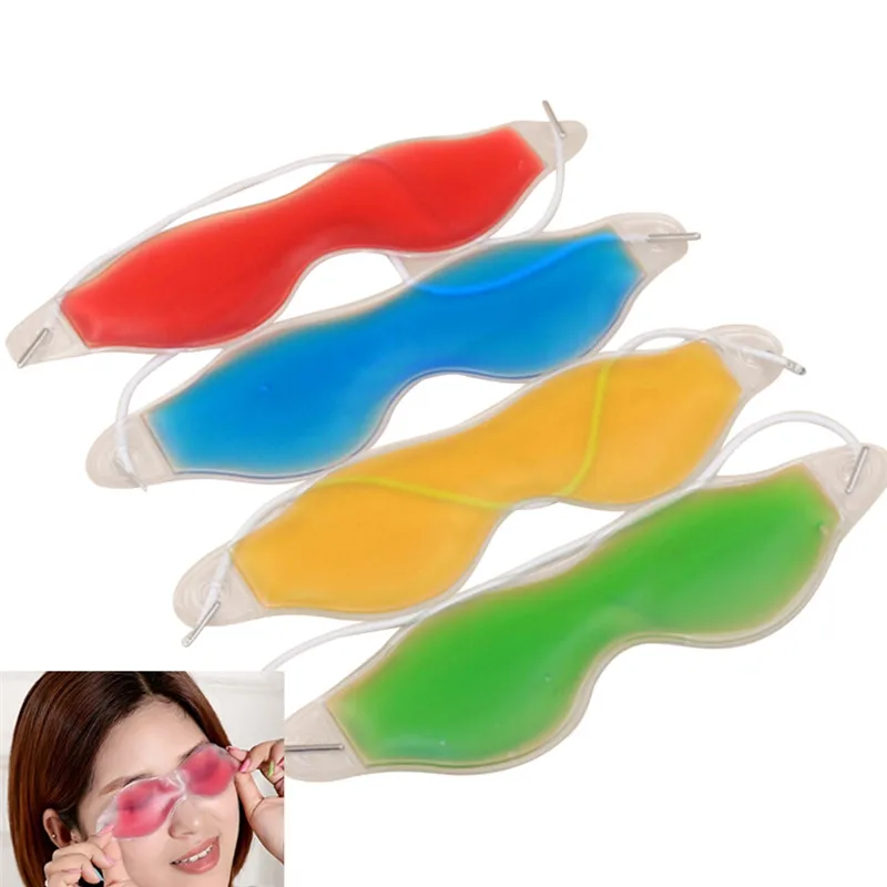 

Summer Style Dark Circles Removal Eye Fatigue Relief Eye Gel Ice Goggles Sleep Masks 19.5*5cm Random Color