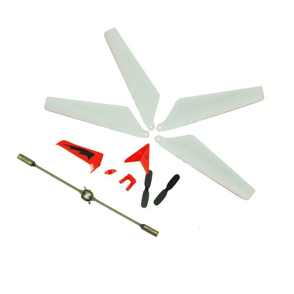 

LeadingStar Full Set Replacement Parts for S107 RC Helicopter, Main Blades, Tail Decorations, Tail Props, Balance Bar Set zk15
