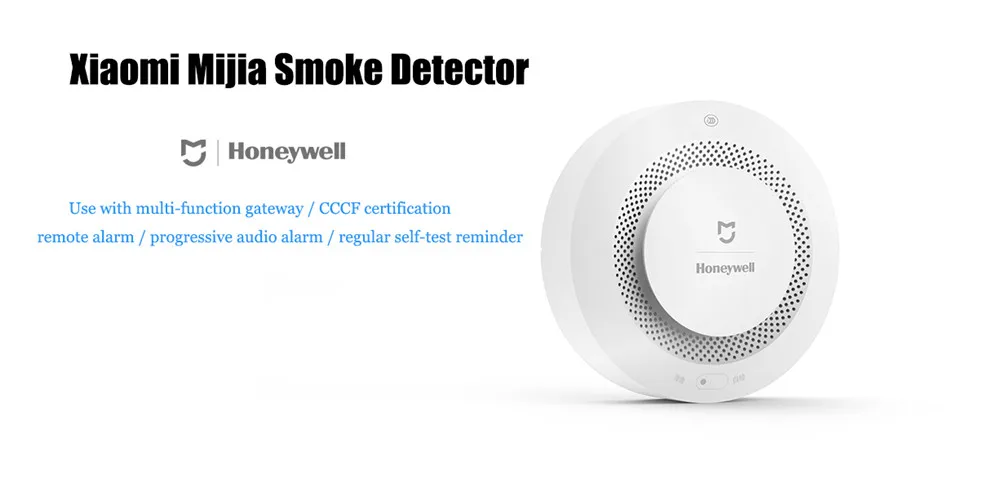 Xiaomi Mijia HoneyWell Smoke&Gas Alarm Detector Audible And Visual Alarm Work With Gateway Hub Smoke Detector Smart Home Remote (14)
