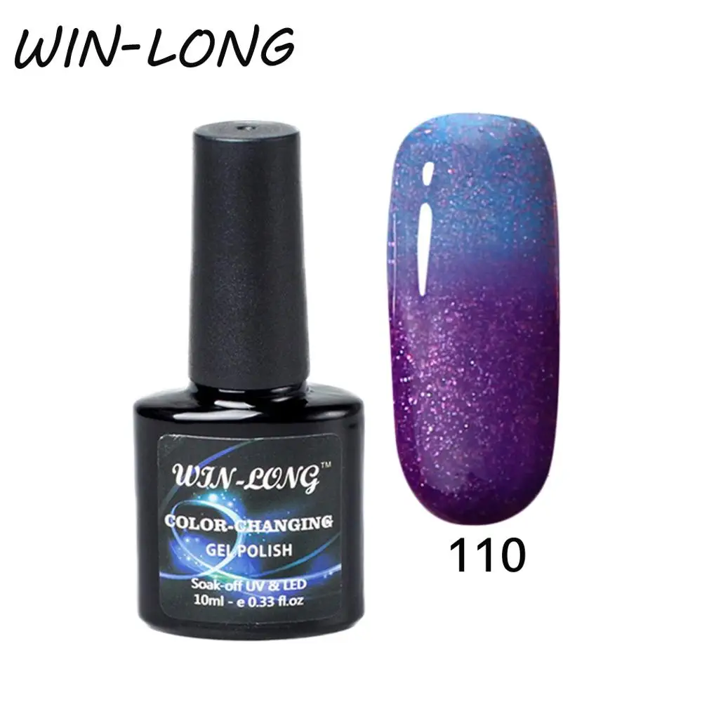 Bluesky Temperature Change Color UV Gel Nail Polish Semi Permanent Lucky 7ml Thermo Gel Varnish Art Led Lamp Nail Polish