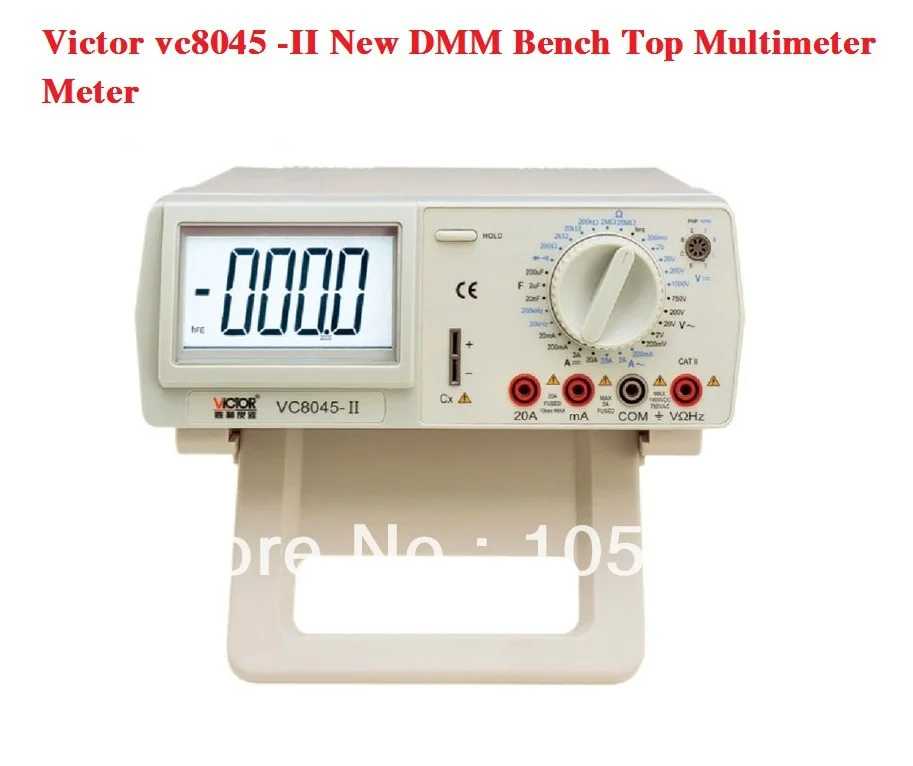 

victor vc8045 -II New DMM Bench Top Multimeter Meter 4 1/2 True RMS MULTIMETER DCV/ACV/DCA/ACA
