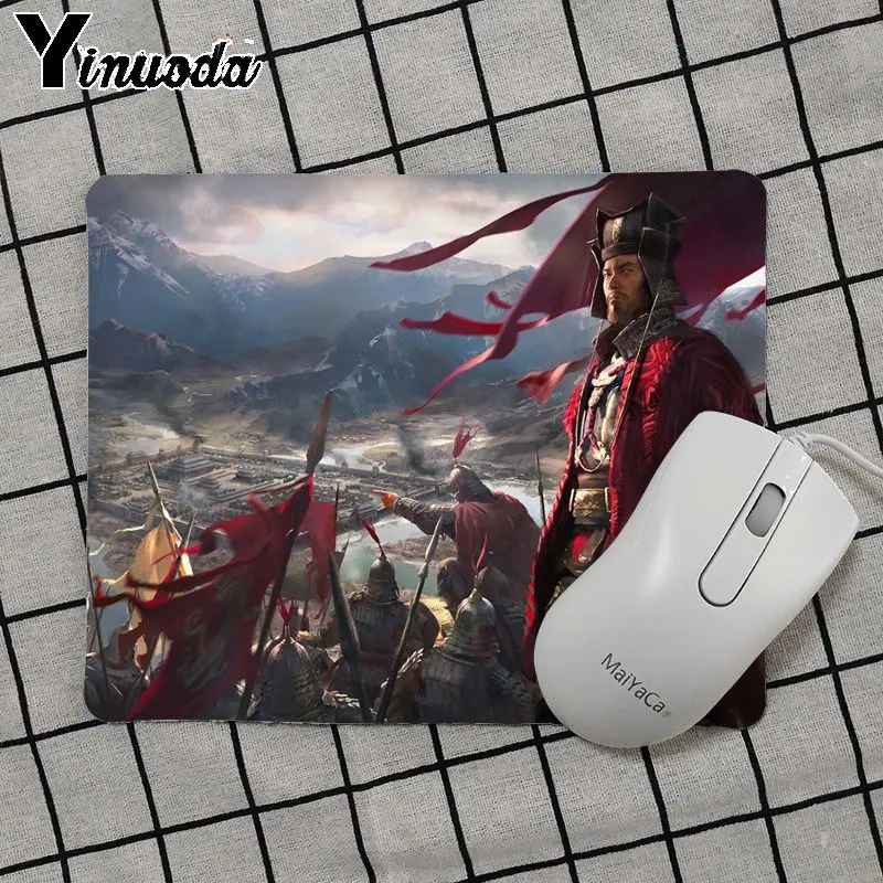 Силиконовый коврик для мыши Maiya Total War Three kingkingdom игровой резиновый ПК компьютерный