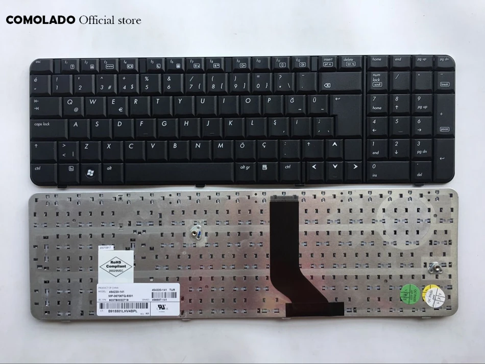 TR Турецкая клавиатура для HP Compaq 6820 6820s черная ноутбука Раскладка | Компьютеры и