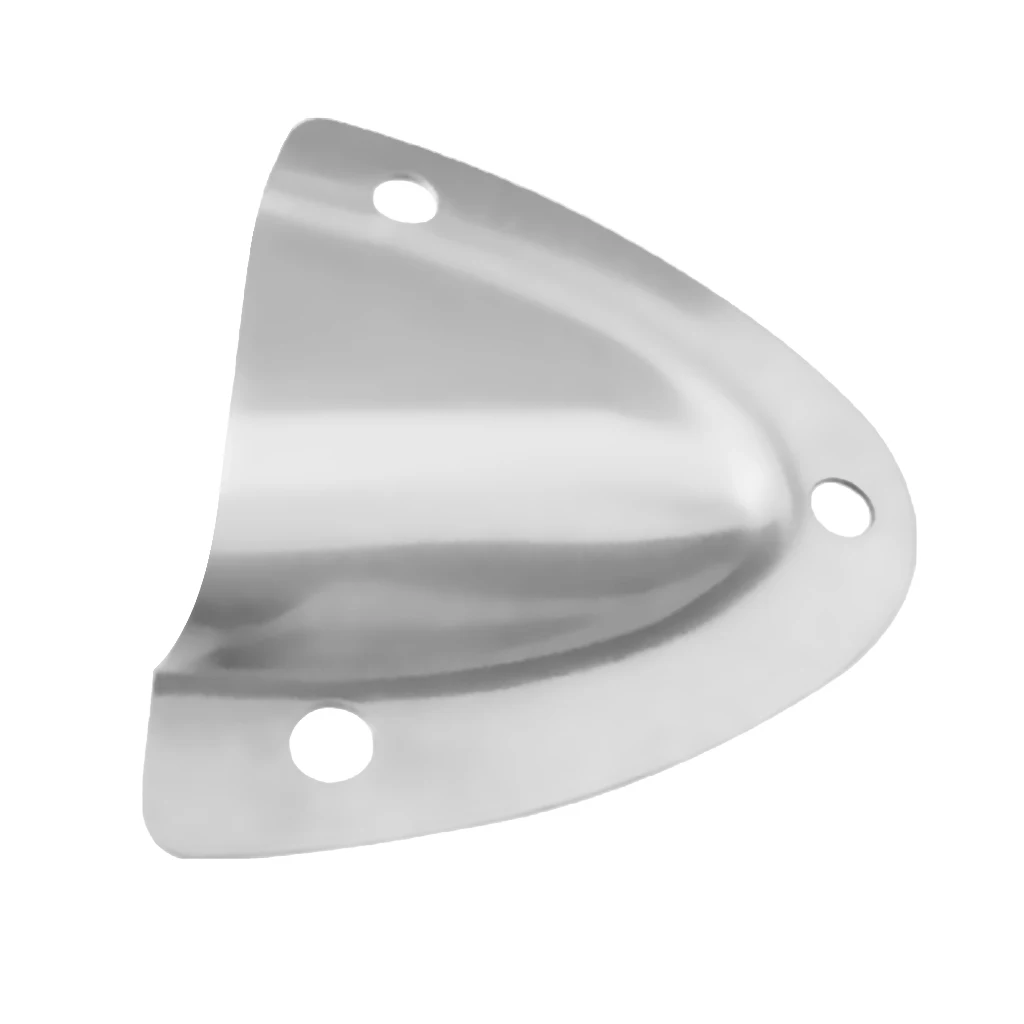 55 x 57mm High Polished 316 Stainless Steel Clamshell Vent / Wire Cover Clam Vent Boat Vent Cover For Boat Yacht Accessories