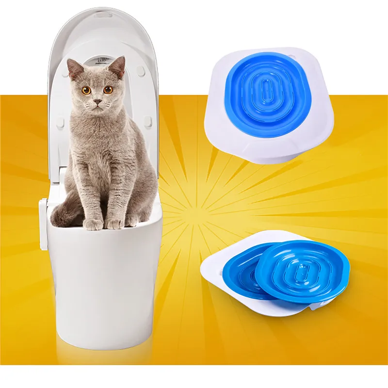 Pet kit. Кот на горшке. Пластмассовые игрушки кошки.