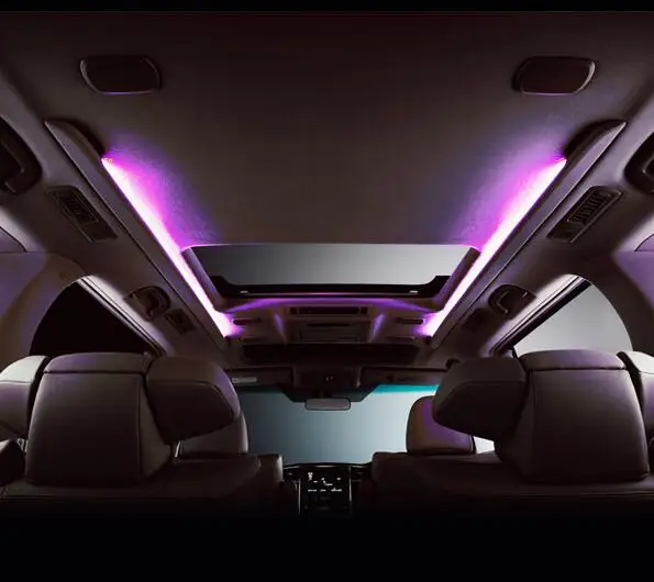 For Toyota ALPHARD VELLFIRE 20 series LED Colorful Catio Lamp Ceiling Interior led With Wireless Remote Control