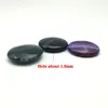 Wholesale 40MM Nature Stone Black Onyx cabochon for jewelry making beads cab cabochon stone 1Pcs Free shipping Straight hole ► Photo 2/5