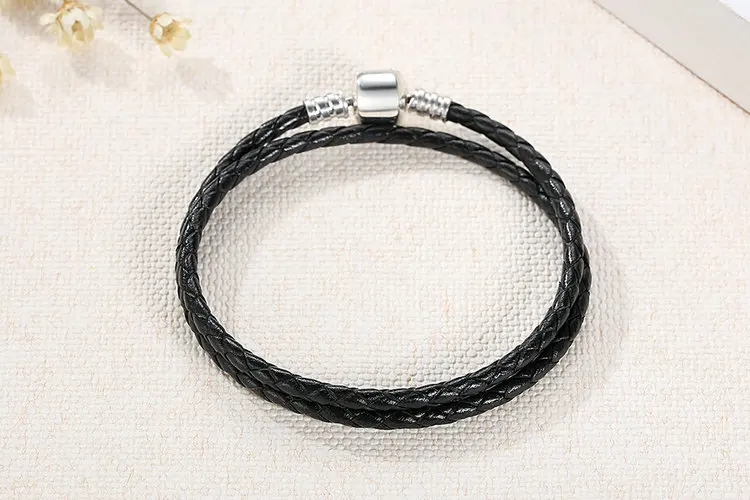 BISAER, модный 925 пробы, серебряный, черный, змеиная цепочка, регулируемые женские браслеты, браслет, ювелирное изделие, WEUS911