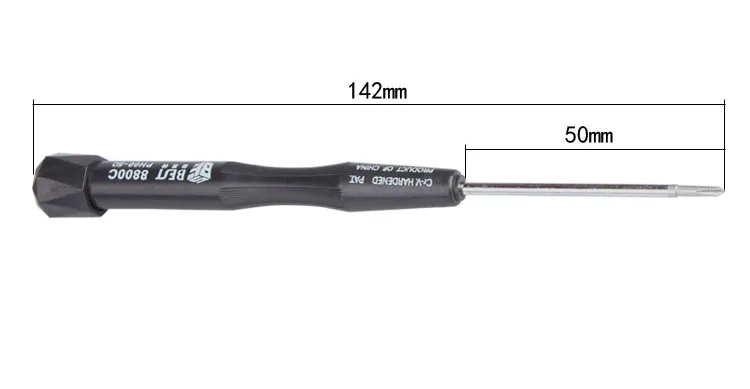 50 мм Прецизионная отвертка Phillips/плоская отвертка/Torx/5-ти точечные Магнитная отвертка для ноутбука, компьютера, мобильного телефона, инструменты для ремонта-1 шт