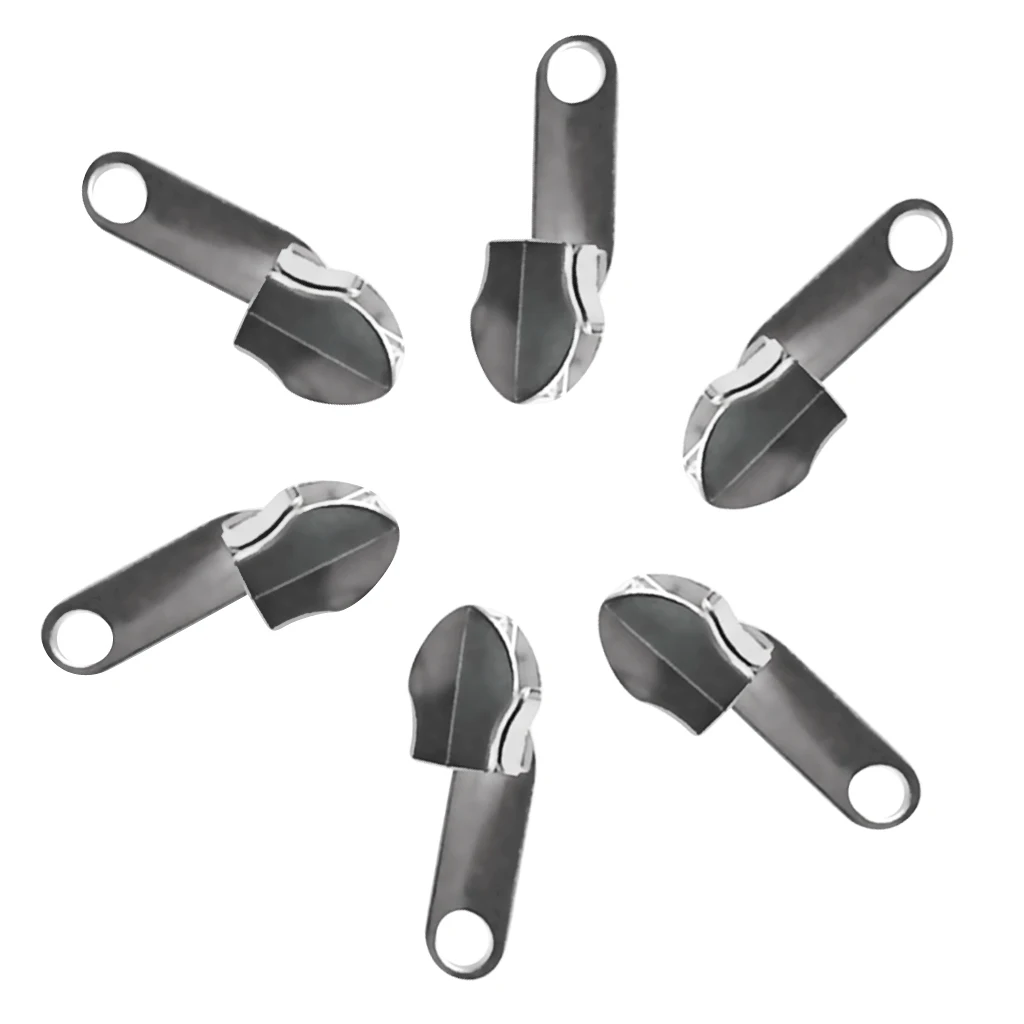 6 шт./компл. #10 металлический длинный Натяжной слайдер на молнии набор для ремонта