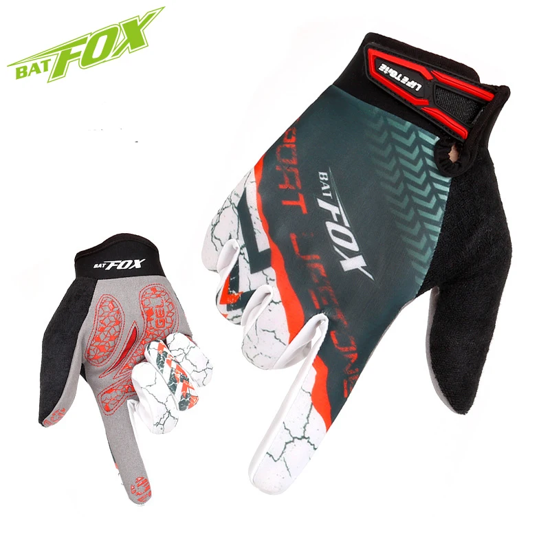 Prix pour BATFOX Plein Doigt Cyclisme Gants Hommes Et Femmes Automne Printemps VTT/Route Vélo Gants Anti-choc Sports de Plein Air gants F559 Prix pour BATFOX Plein Doigt Cyclisme Gants Hommes Et Femmes Automne Printemps VTT/Route Vélo Gants Anti-choc Sports de Plein Air gants F559