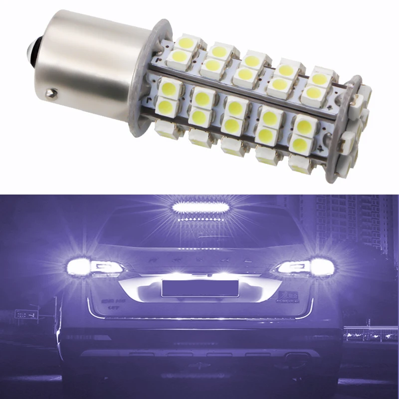 1X1156 BA15S 68 SMD 3528 светодиодный задний стоп сигнал ксеноновые автомобильные 12В