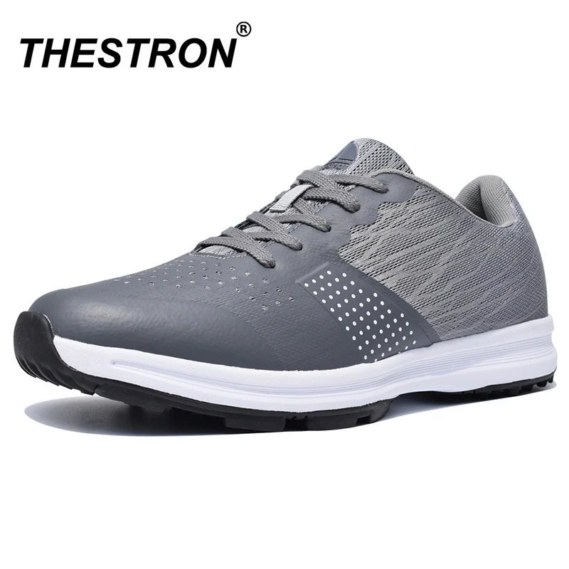 Thestron Men Golf Shoes Comfortable Breathable Men's Waterproof Golf