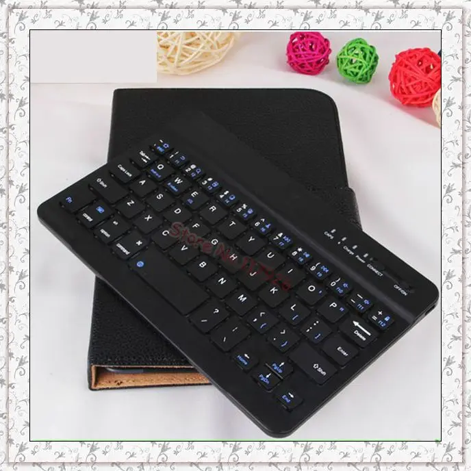 Универсальный высокое качество съемная bluetooth-клавиатура из искусственной кожи чехол для Amazon Kindle Fire HDX7 HD7