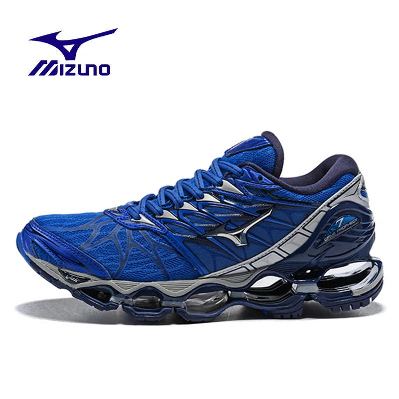 

Original Mizuno Wave Prophecy 7 Professional sports Men Shoes Blue outdoor Stable Sports Weight lifting Shoes Size 40-45