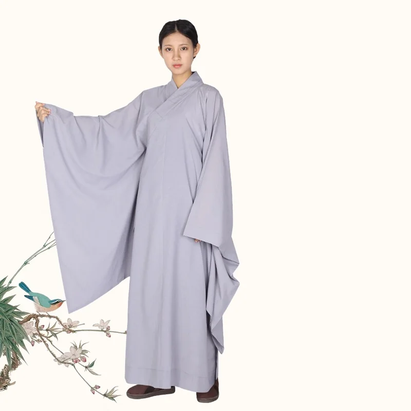 Buddhist monk robes female uniform zen clothing shaolin monk clothes buddhist costume women TA531