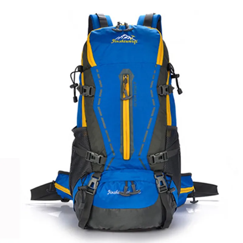 

Professional Climbing Bag 45L Waterproof Nylon Outdoor Sport Backpacks Male Tactical Backpacks Men Hiking Backpacks Rain Cover