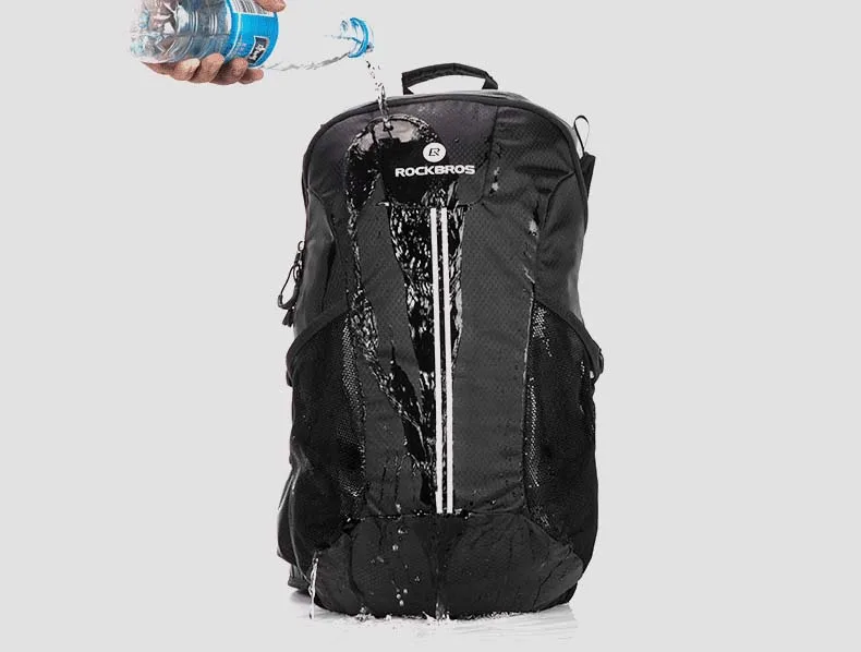 Perfect Rockbros Outdoor Sports Bicycle Backpack Ultralight Cycling Shoulders Storage Pack Climbing Travel Rucksack Nylon Bike Bag 8