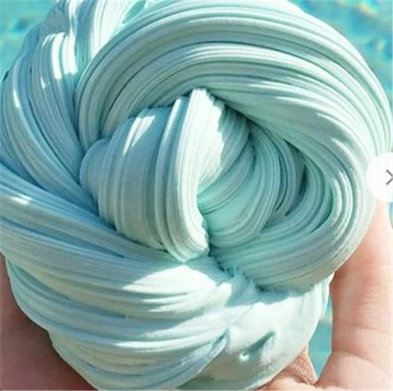 

60ml Fluffy Foam Slime Putty Stress Relief Magic Solid Color Slime Sludge Cotton Mud Toy Slime Toys Antistress Toys Plastice