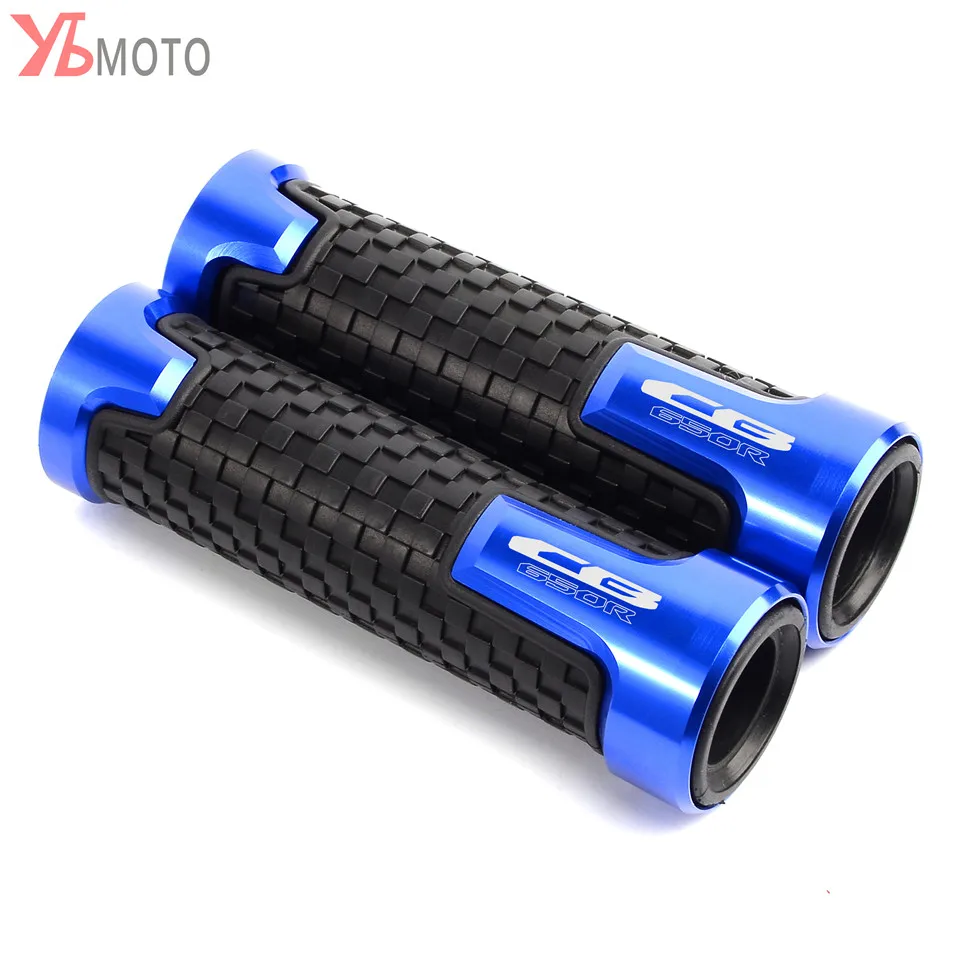 

Motorcycle handle grip Handlebar Grips Cover For HONDA CB650R CB 650R 2019-2020 Accessories With logo