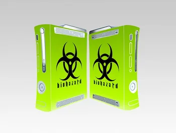 

253 Biohazard Vinyl Skin Sticker Protector for Microsoft Xbox 360 Original fat skins Stickers for xbox360
