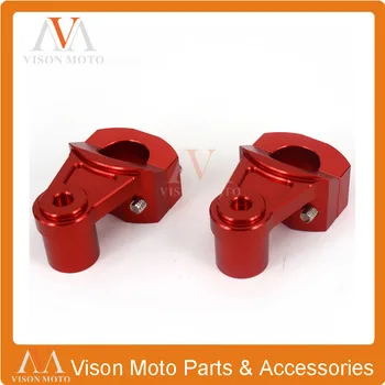 CNC Aluminum Handlebar Clamp Fat Bar Mount Handle Bar Risers Adapter 28MM For Motorcycle Enduro Street Bike