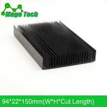 Светодиодный алюминиевый радиатор в виде пластины растут свет радиатор охлаждение Охладитель Fit транзистор IC теплопроводность светодиодный радиатор Электроника