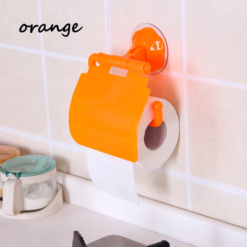 

5 color Waterproof Plastic Toilet Bathroom Kitchen Wall Mounted Roll Paper Holder Home Decoration Tissue Boxes