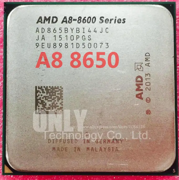 

Free Shipping for AMD A8 8650 A8-8650 3.2GHZ Quad-Core CPU Processor AD865BYBI44JC Socket FM2