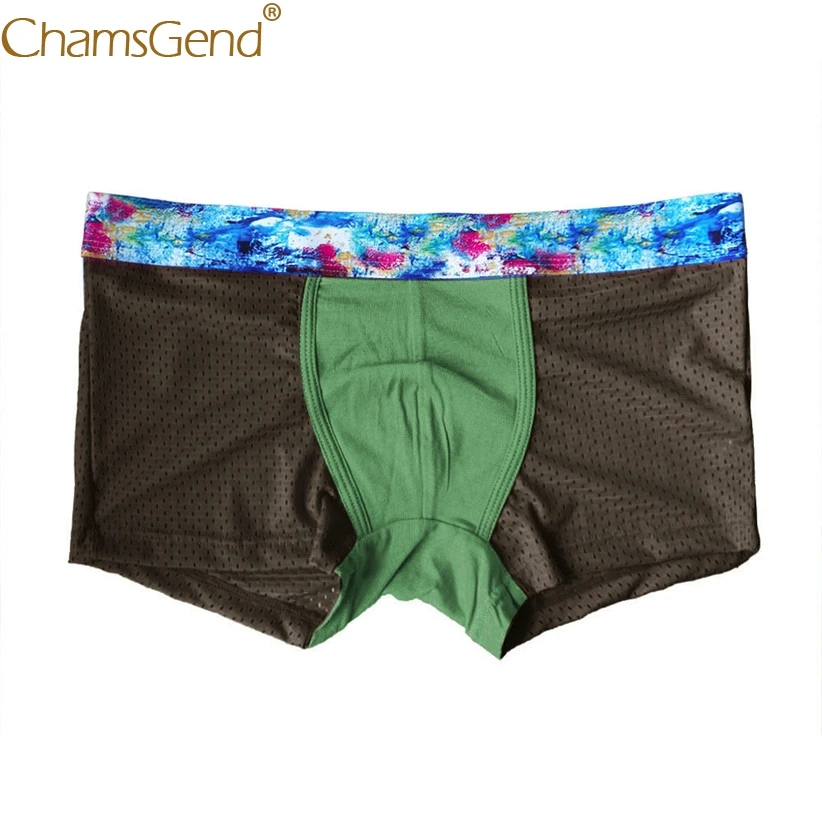 Chamsgend Мужское нижнее белье мужские боксеры сексуальные трусы женское
