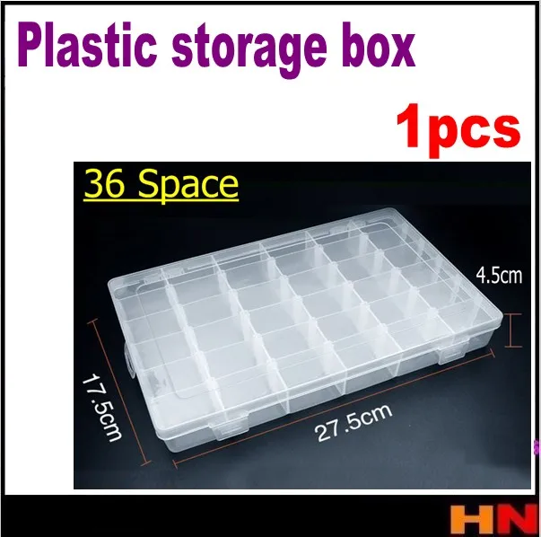 

1pcs repair essential component box 10 24 36 parts IC chip Electronic parts patch box Multifunctional plastic storage box