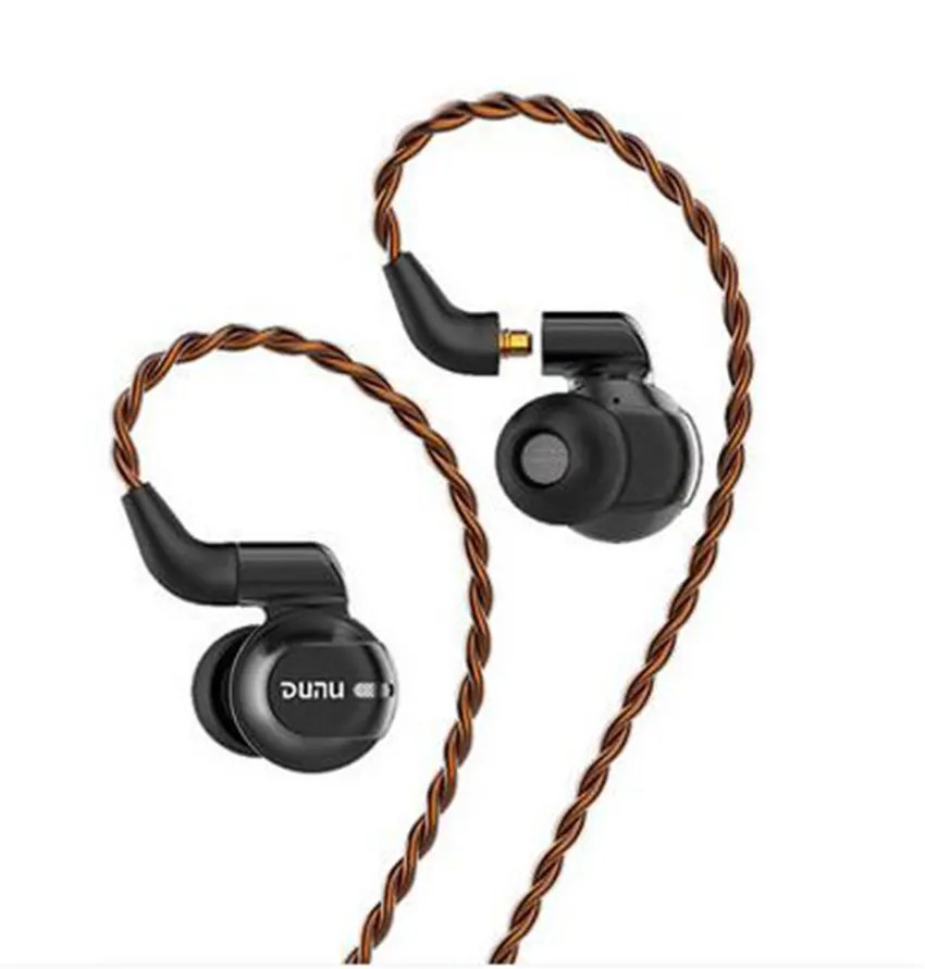 Dunu DK4001 полюсная диафрагма бериллия PVD 5 драйвер гибридные 4BA + 1DD Hifi музыкальный