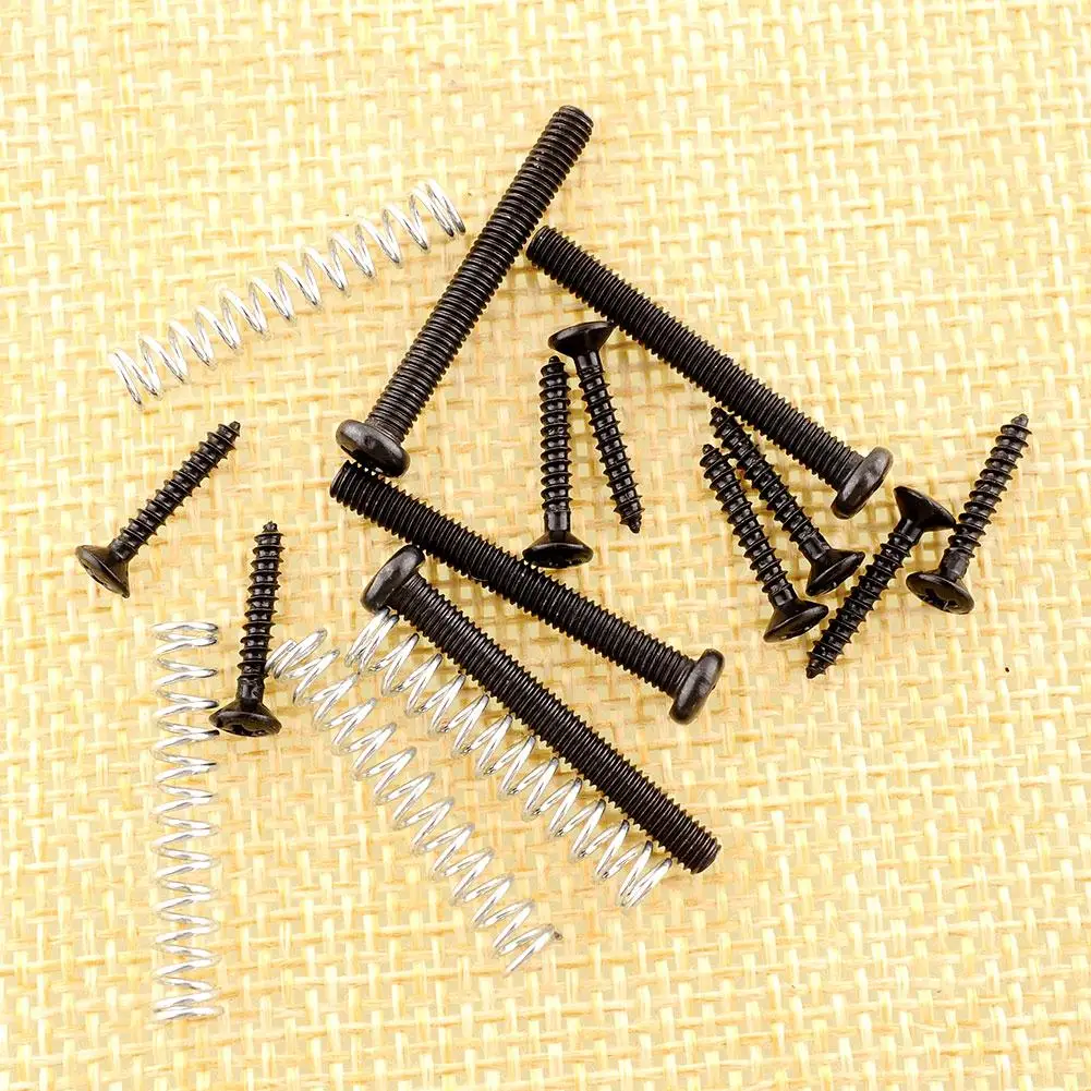 

Guitar Humbucker Pickup Ring+Mounting Screws Set Kits Easy Install Accessories