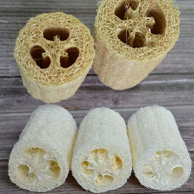 Loofah натуральная горячая Распродажа губка для душа 1 шт. скруббер коврик