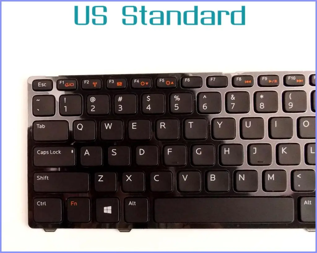 Американская английская версия клавиатуры для Dell MP-11K53US6920 05FCV3 MP11K5 90.4uv7/s01 P35G YMDD7 154C1 0154C1 ноутбука с рамкой