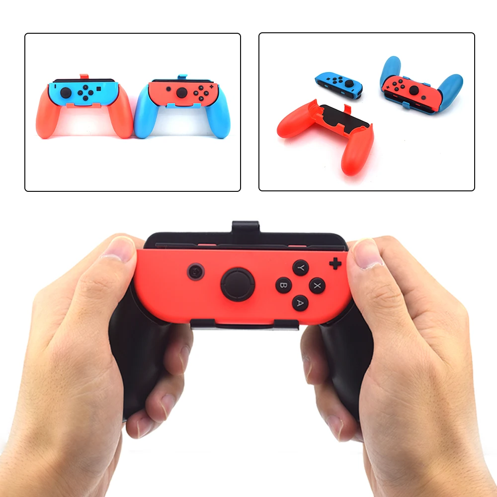 Чехол подставка для джойстика DATA FROG 10 в 1 контроллера Nintendo Switch Joy Con с ручкой