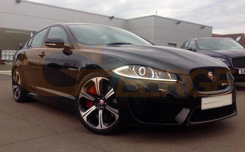 Для JAGUAR XF XFR 2012 2013 Ксеноновые фары отличные ангельские глазки Ультра яркое освещение CCFL ангельские глазки комплект Halo Кольцо