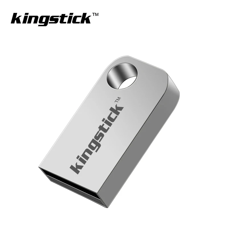 Usb-накопитель kingstick 2,0 u диск мини металлический usb флеш-накопитель 4 ГБ 8 ГБ Флешка 16 ГБ 32 ГБ 64 Гб 128 ГБ Флешка маленькая карта памяти usb - Цвет: silver