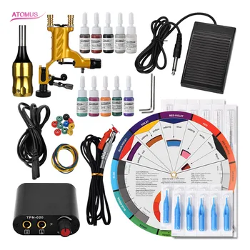 

Tattoo Machine Rotary Kit Machines Kits Tattoo Starter Tools Maquina De Tatuar Supplies Tattooo Tatuagem Profissional Rotary Set