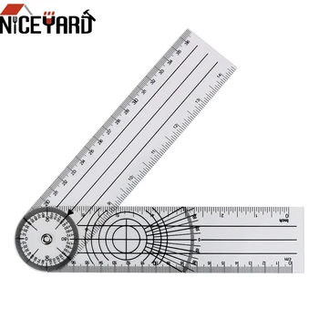 

NICEYARD 360 Degree Rotation Medical Spinal Ruler Multifunction Goniometer Measuring Tool Goniometer Protractors Angle