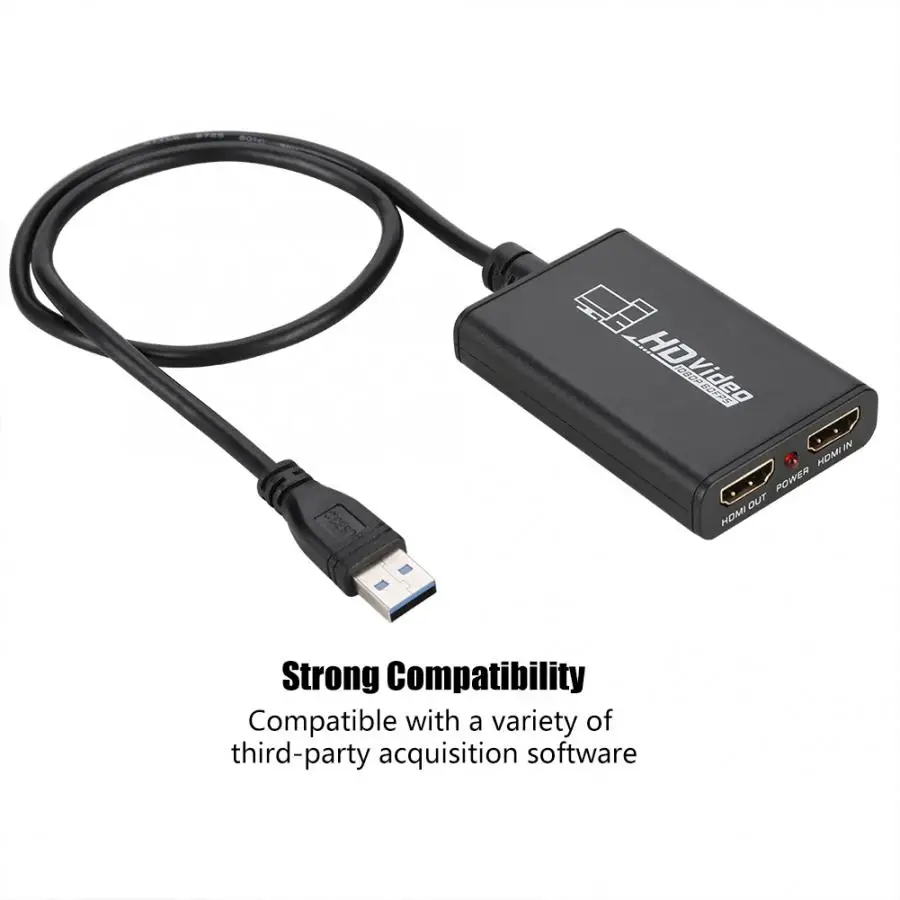 1 канал HDMI захват hd-видео карта USB 3,0 1080 P высокоскоростная карта захвата для живой игры