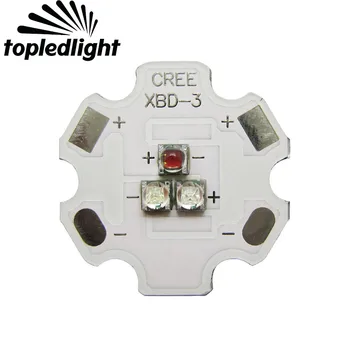 

Topledlight Customize Cree XBD XB-D 3Leds Led Emitter Lamp Lightings DIY Red Yellow White Green RGB Lamp Light On 20MM PCB Board