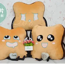 Yesfeier 50cm 1 piece Cute Bread Plush Toys Expression Bread cloth doll pillow Cushion stuffed plush doll